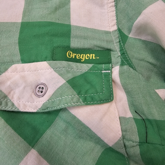 Columbia Oregon Ducks Long Sleeve Plaid Shirt Size S - Picture 4 of 7
